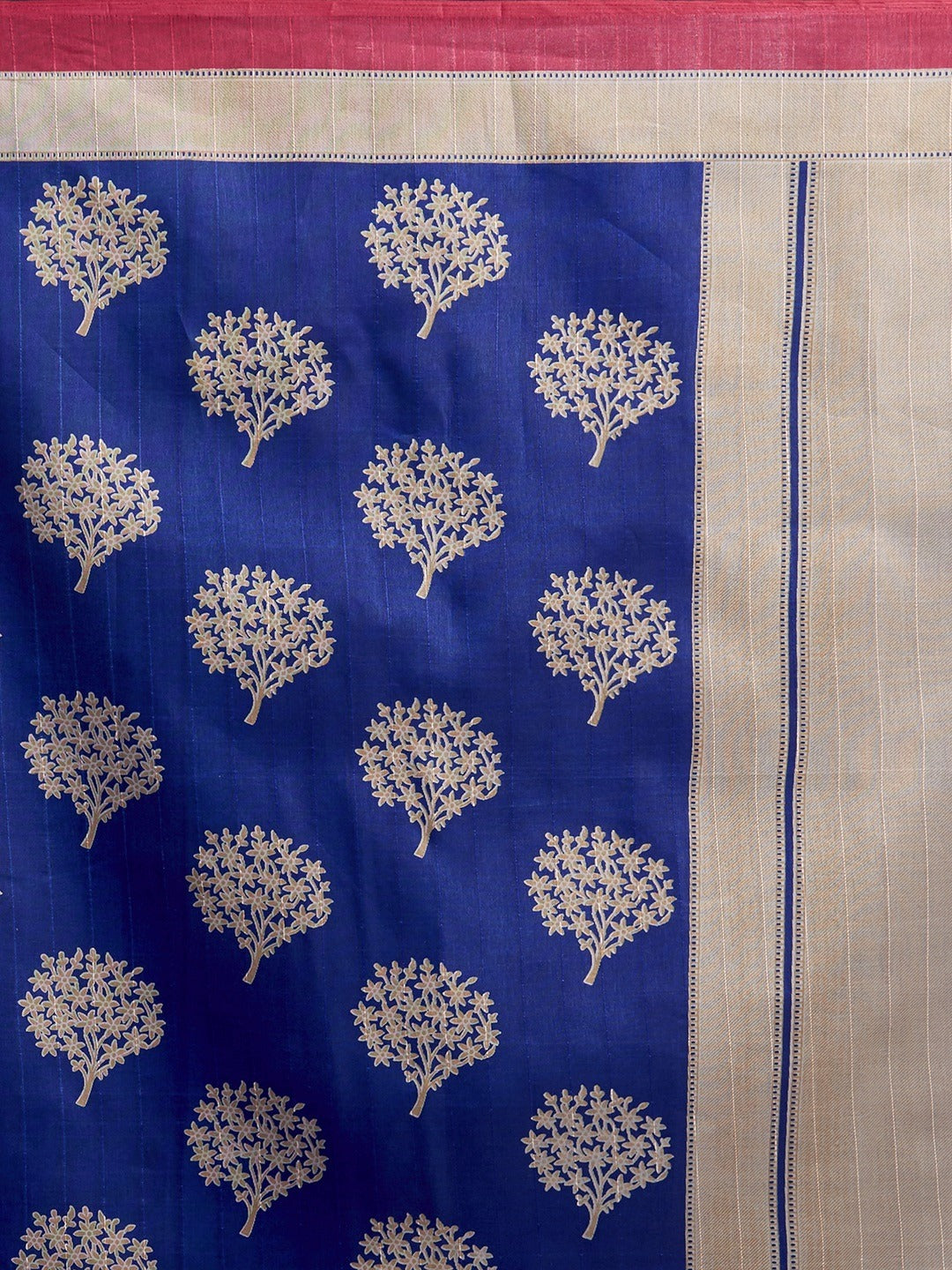 Florence Women Silk Bhagalpuri Saree Blue