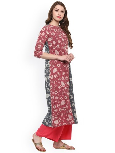 Women Multicoloured Printed Kurta